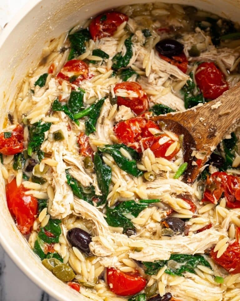 Mediterranean Chicken Orzo Recipe
